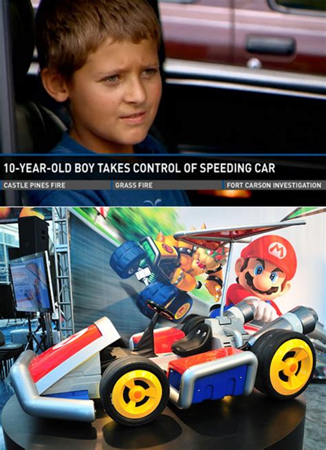 This is Mario Kart in Real Life With RFID Power Ups 